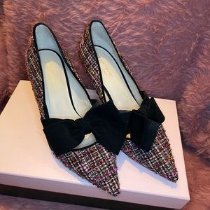 Kate Spade tweed shoes, size 7.5